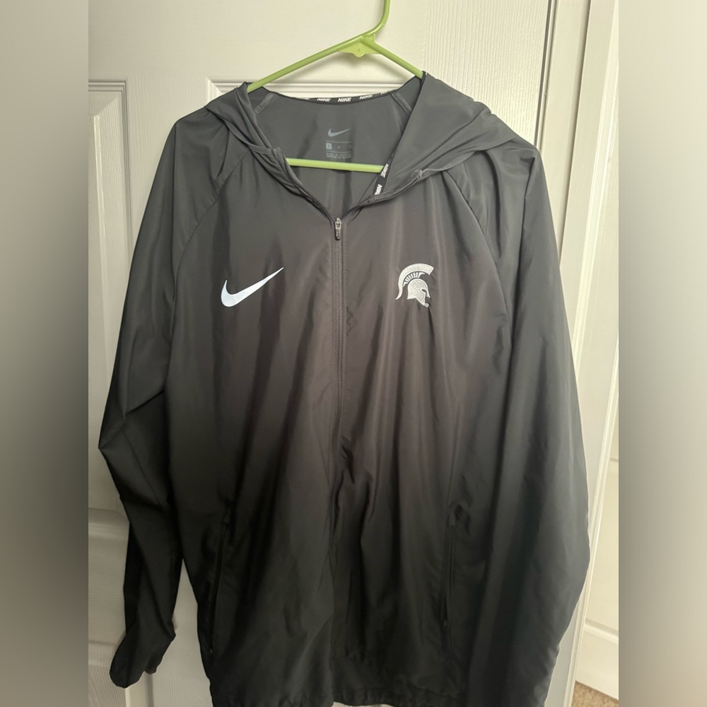 Michigan State Nike zip up windbreaker